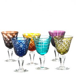 6 calici vino colorati Pols Potten