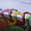 Tovaglia Flamingo 170x360 in lino Tessitura Toscana - immagine 2
