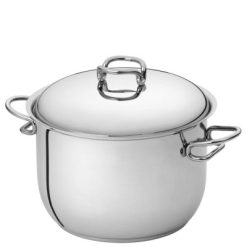 Pentola acciaio inox 24 cm. con coperchio acciaio inox Zani