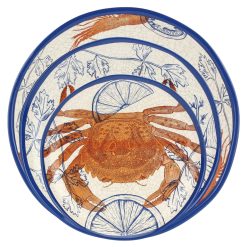 Servizio piatti Ocean Life per 6 persone in melamina
