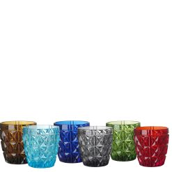 Set 6 bicchieri Stella colorati Giusti