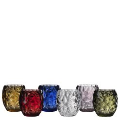 Set 6 bicchieri Venezia colorati Giusti