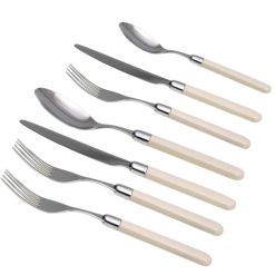 Servizio posate 6 persone Pastello Avorio Rivadossi
