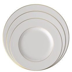 Servizio piatti Amnut filo oro per 6 persone