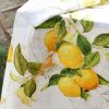 Tovaglia Limoncello 170x170 in lino Tessitura Toscana - immagine 2