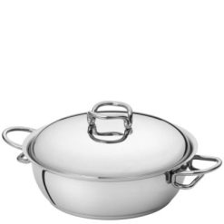Casseruola acciaio inox 24 cm. con coperchio Zani