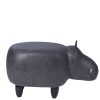 Pouf Imbottito Ippopotamo Grigio scuro - immagine 2