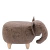 Pouf Imbottito Elefante Marrone - immagine 2